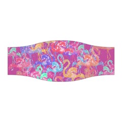 Flamingo Pattern Stretchable Headband by Valentinaart