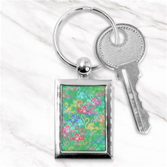 Flamingo Pattern Key Chains (rectangle)  by Valentinaart