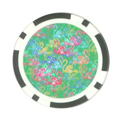 Flamingo Pattern Poker Chip Card Guard (10 Pack) by Valentinaart