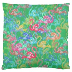 Flamingo Pattern Standard Flano Cushion Case (one Side)