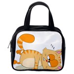 Even Cat Hates Monday Classic Handbags (One Side) Front