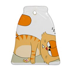 Even Cat Hates Monday Bell Ornament (two Sides) by Catifornia