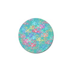 Flamingo Pattern Golf Ball Marker by Valentinaart