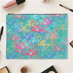 Flamingo pattern Cosmetic Bag (XL) Front