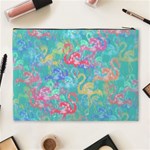 Flamingo pattern Cosmetic Bag (XL) Back