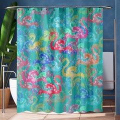 Flamingo Pattern Shower Curtain 60  X 72  (medium) 