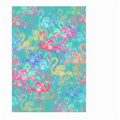 Flamingo Pattern Large Garden Flag (two Sides) by Valentinaart