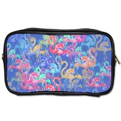 Flamingo Pattern Toiletries Bags 2-side by Valentinaart