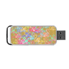 Flamingo Pattern Portable Usb Flash (one Side) by Valentinaart