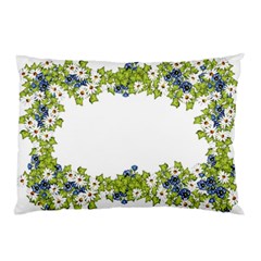 Birthday Card Flowers Daisies Ivy Pillow Case (two Sides) by Nexatart