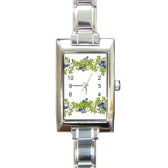 Birthday Card Flowers Daisies Ivy Rectangle Italian Charm Watch by Nexatart