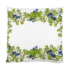 Birthday Card Flowers Daisies Ivy Standard Cushion Case (one Side) by Nexatart