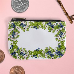 Birthday Card Flowers Daisies Ivy Mini Coin Purses by Nexatart