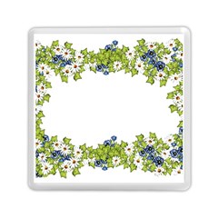 Birthday Card Flowers Daisies Ivy Memory Card Reader (square)  by Nexatart