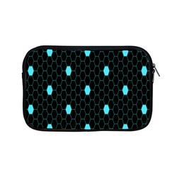 Blue Black Hexagon Dots Apple Macbook Pro 13  Zipper Case by Mariart