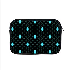 Blue Black Hexagon Dots Apple Macbook Pro 15  Zipper Case by Mariart