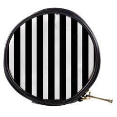 Black White Line Vertical Mini Makeup Bags by Mariart