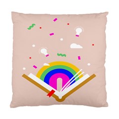 Books Rainboe Lamp Star Pink Standard Cushion Case (two Sides) by Mariart