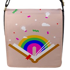 Books Rainboe Lamp Star Pink Flap Messenger Bag (s) by Mariart