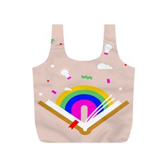 Books Rainboe Lamp Star Pink Full Print Recycle Bags (s)  by Mariart