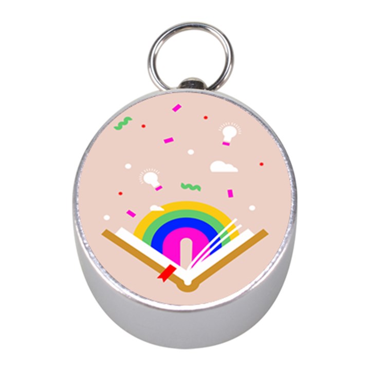 Books Rainboe Lamp Star Pink Mini Silver Compasses