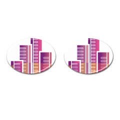 Building Cufflinks (oval) by Mariart