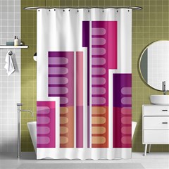 Building Shower Curtain 48  X 72  (small) 