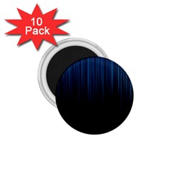 Black Blue Line Vertical Space Sky 1 75  Magnets (10 Pack)  by Mariart