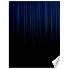 Black Blue Line Vertical Space Sky Canvas 18  X 24  