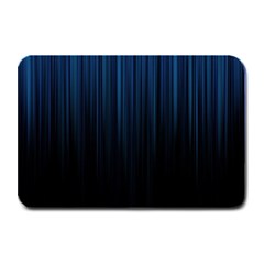 Black Blue Line Vertical Space Sky Plate Mats by Mariart