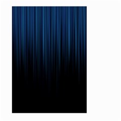 Black Blue Line Vertical Space Sky Large Garden Flag (two Sides)