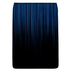 Black Blue Line Vertical Space Sky Flap Covers (l)  by Mariart