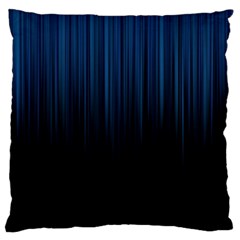 Black Blue Line Vertical Space Sky Standard Flano Cushion Case (one Side) by Mariart