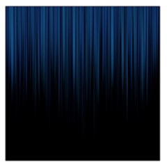 Black Blue Line Vertical Space Sky Large Satin Scarf (square) by Mariart