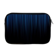 Black Blue Line Vertical Space Sky Apple Macbook Pro 17  Zipper Case by Mariart