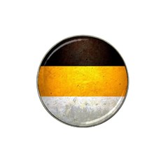 Wooden Board Yellow White Black Hat Clip Ball Marker by Mariart