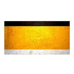 Wooden Board Yellow White Black Satin Wrap by Mariart