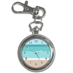 Dachis Beach Line Blue Water Key Chain Watches by Mariart