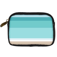 Dachis Beach Line Blue Water Digital Camera Cases by Mariart