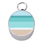 Dachis Beach Line Blue Water Mini Silver Compasses Front