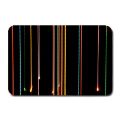 Fallen Christmas Lights And Light Trails Plate Mats by Mariart