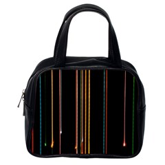 Fallen Christmas Lights And Light Trails Classic Handbags (one Side) by Mariart