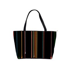 Fallen Christmas Lights And Light Trails Shoulder Handbags by Mariart