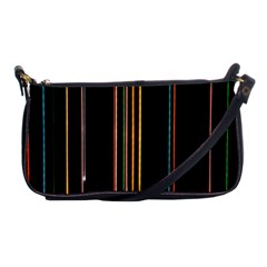 Fallen Christmas Lights And Light Trails Shoulder Clutch Bags by Mariart