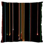 Fallen Christmas Lights And Light Trails Large Cushion Case (One Side) Front