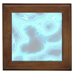 Blue Patterned Aurora Space Framed Tiles