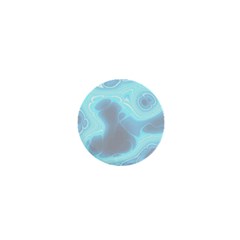 Blue Patterned Aurora Space 1  Mini Buttons by Mariart