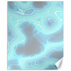 Blue Patterned Aurora Space Canvas 16  X 20  