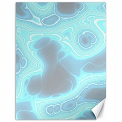 Blue Patterned Aurora Space Canvas 18  X 24   by Mariart