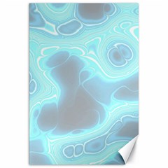 Blue Patterned Aurora Space Canvas 20  X 30  